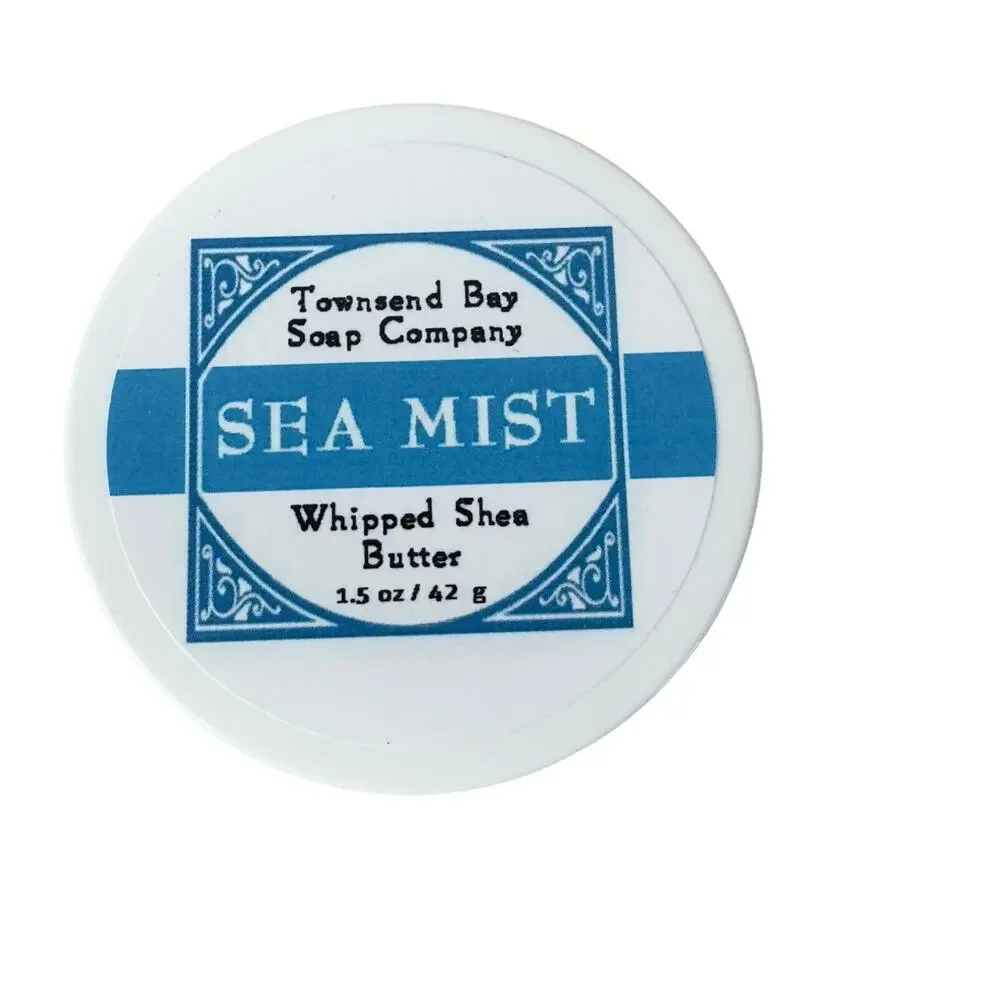 Townsend Bay Soap Company Whipped Shea Butter 1.5‎ oz Set of 3 & 1 Soothing Balm